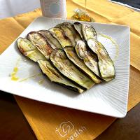 焼き茄子のオリーブかけ【おいしい世界ごはんパートナー】